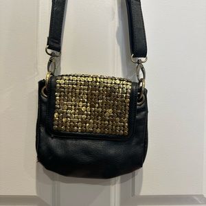 Free people boho leather purse